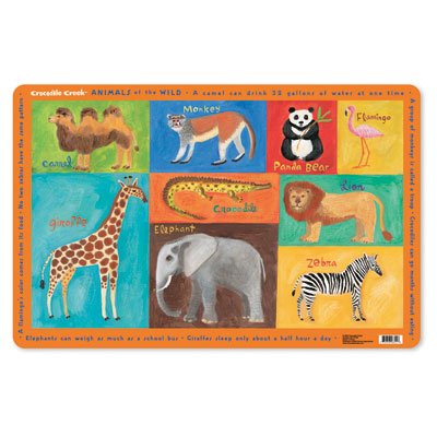 Wild Animals Placemat by Crocodile Creek