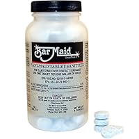Bar Maid Glassware Sanitizer Tablets - 150 Count
