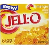 JELL-O Gelatin Snacks, Mango, 3-Ounce