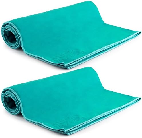 MEGALOVEMART Suede Microfiber Gym Sport Towel, 2 Pack