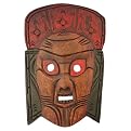 Ghost Hunter Tribal Mask Wall Decor - Brown