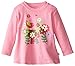 Zutano Baby Girls Bird Bath Screen Long Sleeve Swing Tee