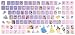 Disney Princess Computer Keyboard Stickers 50+ Stickers