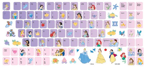 Disney Princess Computer Keyboard Stickers 50+ 