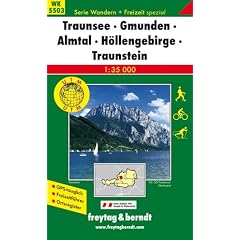Freytag Berndt Wanderkarten, WK 5503, Traunsee - Gmunden - Ebensee - H�llengebirge - Traunstein 1:35.000