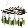 Horizontal Fern with Leaves Wind Chime