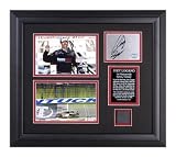 Joey Logano - First Win - Framed 5x7 Photograph with Autographed Card and Race Used Tire Piece