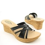 CALLISTO Susanna New Sandals Slides Black Womens Image