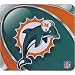 Miami Dolphins Mouse Pad - Vortex Design Image