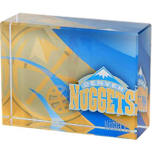 NBA Denver Nuggets Pennant Design Team Logo Desk Ornament/Paperweight