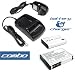 Bargaincell- Palm Treo 650, 700p, 700w, 700wx PDA Smartphone Accessory Bundle- Extended Lithium-Ion Battery 1800mAh + USB Hot Sync Cradle Twin Desktop with Spare Battery Charger Slot
