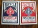 2 Decks Bicycle Red Blue Pinochle Playing Cards RI