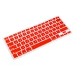 SAVE $15.5 - GTMax Aluminum Unibody Apple MacBook / Pro / Air Silicone Keyboard Skin Cover - Red $4.49