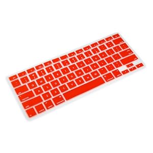 GTMax Aluminum Unibody Apple MacBook Pro Air Silicone Keyboard Skin Cover - Red by GTMax