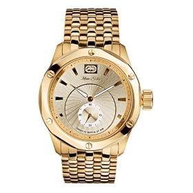 Marc Ecko E16011G1 Gents Gold Plated Bracelet Watch