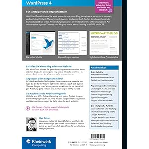 WordPress 4: Das umfassende Handbuch. Vom Einstieg in WordPress 4 bis hin zu fortgeschritt