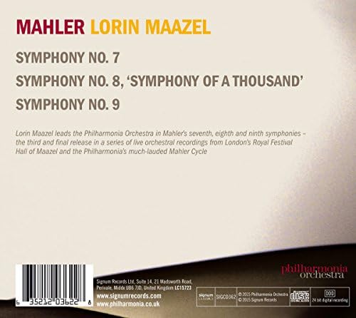 Mahler: Symphonies Nos. 7-9 [Box Set]