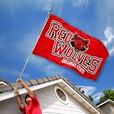 Arkansas State Red Wolves A State University Large College Flag