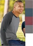 District Threads - Heathered Jersey Long Sleeve Raglan (Young Men's Fit)