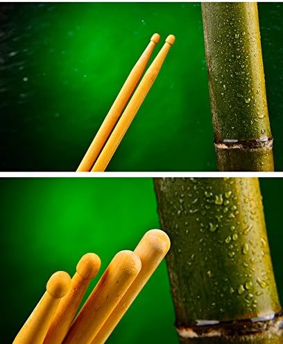 Ursmile Classic 5A Drum Sticks Bamboo Natural (Pack of 1 Pair)
