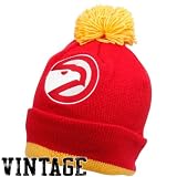 Atlanta Hawks Mitchell & Ness Jersey Stripe Cuffed Knit Hat