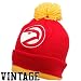 Atlanta Hawks Mitchell & Ness Jersey Stripe Cuffed Knit Hat