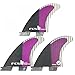FCS II Reactor Performance Core Carbon Surfboard Tri Fin Set - Small