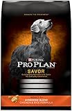 Purina Pro Plan Dry Dog Food, Savor, Shredded Blend Adult 7+ Chicken & Rice Formula, 6-Pound Bag, Pack of 1