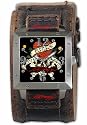 Ed Hardy Men's Warrior Love Kills Stainless Steel 316L Watch #WA-LK