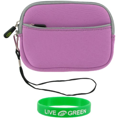 rooCASE Neoprene Sleeve (Lilac Pink) Case for Western Digital My Passport Studio 500 GB Portable Hard Drive for MAC WDBAAB5000ACH-NESN Midnight Black