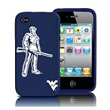 West Virginia Mountaineers Retro Silicone iPhone 4 & 4S Cover Case
