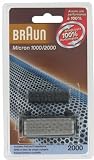 Braun Cruzer Razor Foil & Cutterback 1000-2000