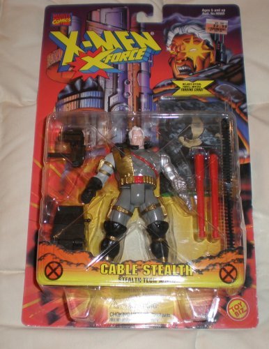X-MEN X-FORCE CABLE STEALTH FIGURE WITH STEALTH TECH ARMOR