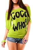 #3: Sexy Damen Top Oberteil Shirt T-Shirt Sommer Top Onesize 34/36/38 in 10 Farben