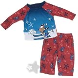 Skiing Bear Pajamas for Baby Boys