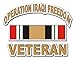 Operation Iraqi Freedom Veteran Decal Sticker 5.5