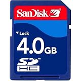 Produkt-Bild: Speichererweiterung - SD 4GB f&uuml;r Casio EXILIM EX-Z80 BK + PocketCard -Speicherberechnung-