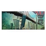 UPC 640213000192 product image for Kess InHouse iRuz33 Chicago Aluminum Floating Art Panels, 9 by 21-Inch | upcitemdb.com