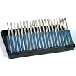 20 Diamond Burs Lapidary Rock Grinding Tool fits Dremel