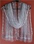 Evening Shawl 'Northern Star' (Gray with White Dots)