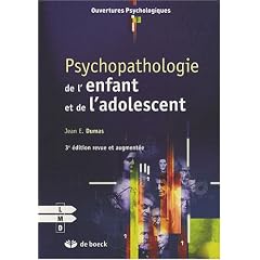 Psychopathologie de l'enfant et de l'adolescent