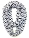 Tapp C. Premium Soft Chevron Sheer Infinity Scarf