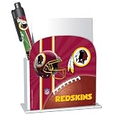Washington Redskins Stationery Desk Caddy with Matching Ballpoint Grip Pen - NFL (12019-QVC)