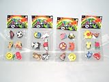 Croc Charms 24 pieces (4 packets of 6) Styles Will Vary