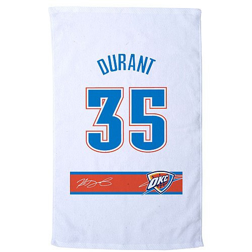 Pro Towel Sports Oklahoma City Thunder Kevin Durant 16X25 Player Jersey Rally Towel