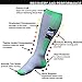 Graduated Compression Socks (Men and Women 1 pair) Best for Running, Nurses, Crossfit
