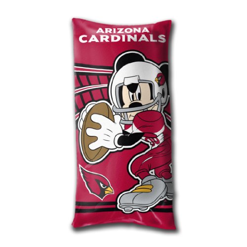 Disney/NFL Arizona Cardinals Mickey Mouse Fold-Up Body Pillow
