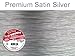 Soft Flex 21 Strand Stringing Wire - Flexible Braided - Fine 0.14 Diameter - Jewelry Making Bead Wire - Satin Silver