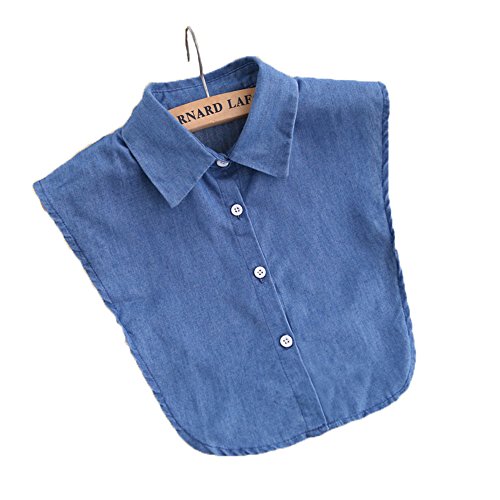 SDS Lady's Half-Shirt Detachable Fake Collar Sweater Denim Collars
