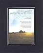 Padre nuestro que est as en el cielo . . . 8 x 10 Inches Verses in Spanish set in Double Beveled Matting - A Timeless and Priceless Poetry Keepsake Collection